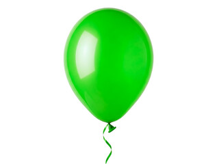 Balloon in color isolated on transparent background.