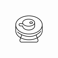 bunker or pillbox icon sign vector