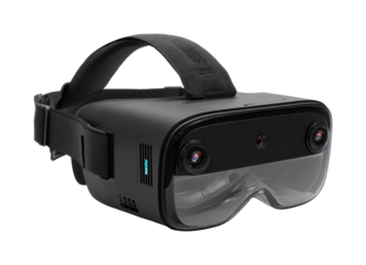 Exploring virtual reality headsets tech exhibitions photos PNG, isolated on transparent background
