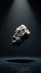 Floating stone, spotlight