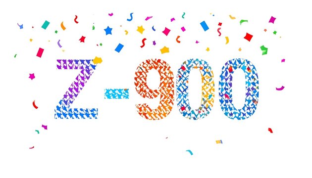 Colorful Z-900 Celebration Design