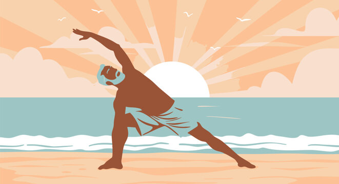 Sunrise Yoga Beachside Stretch and Serenity