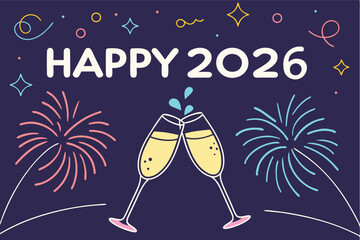 animation animated happy new year gif with spark