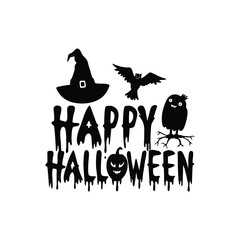 Happy Halloween Dripping Jack O Lantern P