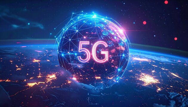 Global 5G network concept - Powered by Adobe