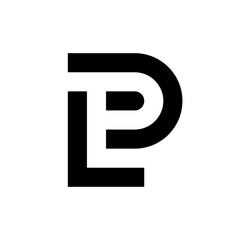 Letter PL LP creative monogram logo