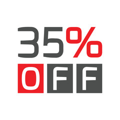 Special Offer 35% Off Promotional Badge