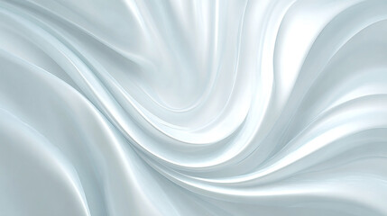 Abstract pale blue waves with flowing silk like texture.