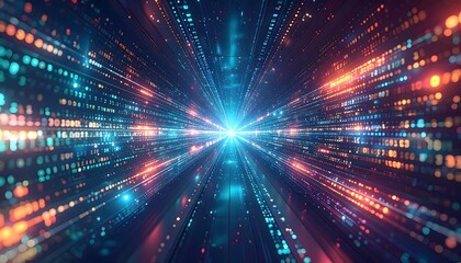 Cyber Data Protection Background with Smooth Encrypted Code Pattern – Metallic Style