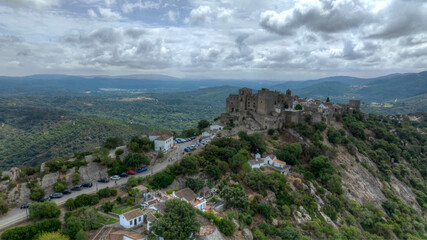 hermoso castillo de Castellar de la Frontera en la provincia de Cádiz, España