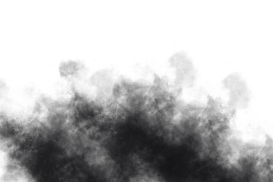 Dense black smoke effect rising upward, creating a dramatic atmosphere. Realistic fog, smog, or fire aftermath texture for backgrounds and overlays. Perfect for horror, destruction, or dark art. - Powered by Adobe