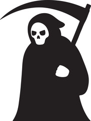  Grim reaper with scythe