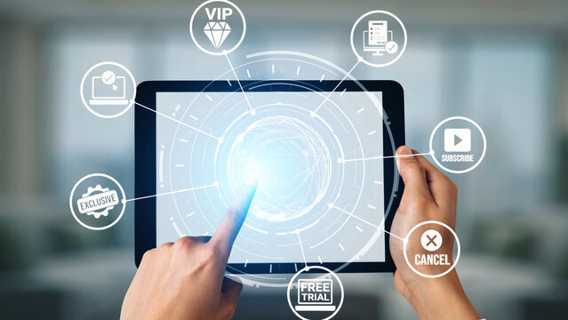 Concept of subscription services provides exclusive digital content. This model offers continuous access, enhancing subscription services with personalized experiences and benefits. Gist