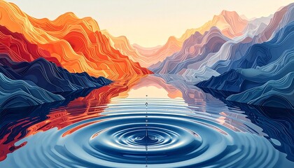 Neural ripple maps vector in clean symmetry
