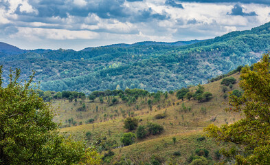 Naklejka premium mountain landscape in the mountains