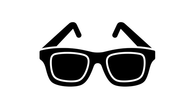 Black Silhouette Sunglasses with Thick Frames and Arms.