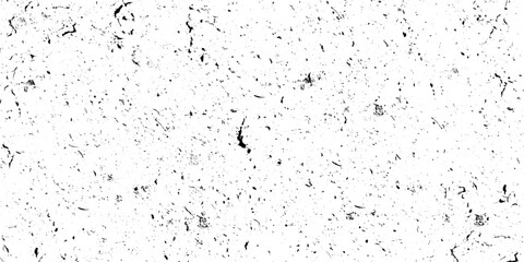 Chaotic grunge ink particles. Abstract texture with grain and stain. Art rough stylized texture banner, wallpaper. Backdrop with spots, cracks, dots, chips. Monochrome print
