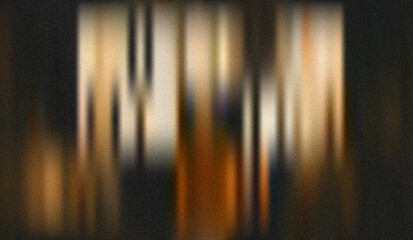 Abstract Brown and Beige Vertical Motion Blur Background with Noise Texture, Grunge Style, Dark...