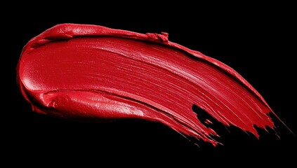 Crimson Red Paint Swirl, Bold Stroke