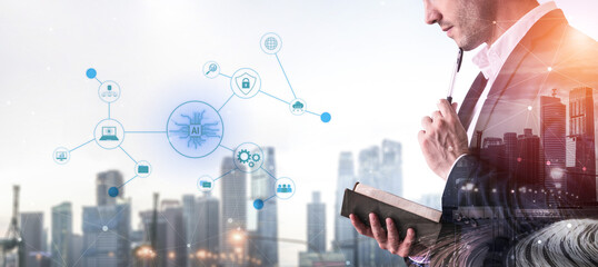 AI network system connects data, security, communication, and intelligence. AI network system...