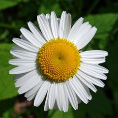 Fototapeta premium Close-up of a white daisy (1)
