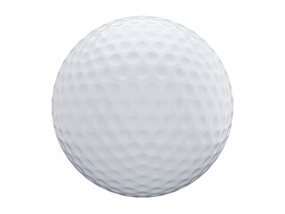 Golf ball . 3D render.