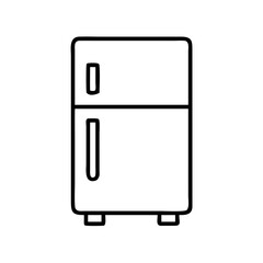 Refrigerator fridge freezer appliance kitchen cooling refrigeration home appliance outline drawing