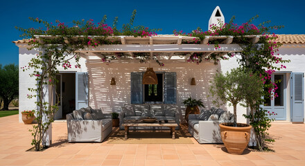 Mediterranean Courtyard Oasis