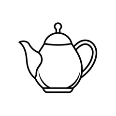 teapot line art 