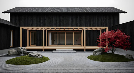 Modern Japanese Wabi-Sabi Villa