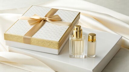 Indulge in elegance luxury skincare and perfume gift set for self-care moments home spa experience unveiling timeless beauty and fragrance