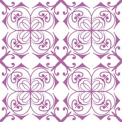 Fototapeta premium Seamless Decorative Floral Pattern
