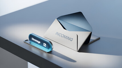 Incoming Message Notification with Envelope