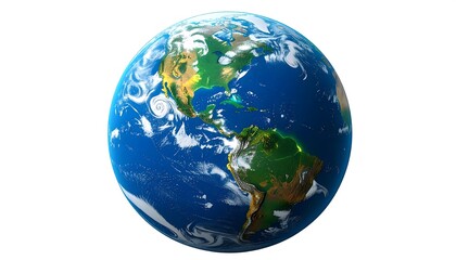 Fototapeta premium Detailed Earth globe graphic