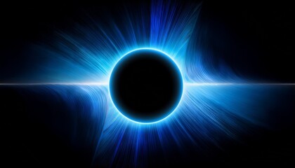 Deep Void Prism Overlay Abstract Background With A Deep Blue Void And Subtle Hints Of Prism Light Use For Dramatic Space Themed Overlays On Black Or Transparent