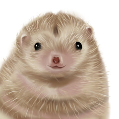 Cute Hedgehog Illustration PNG