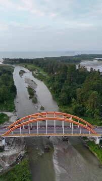 Dolago bridge, parigi moutong regency, central sulawesi, indonesia.