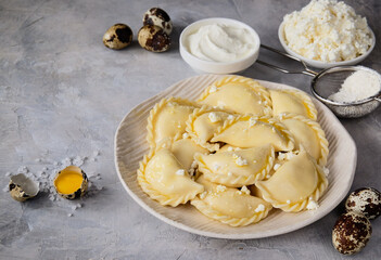 Indulge in Delicious Homemade Ravioli, elegantly filled with Quail Eggs