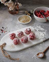 Delicious Vegan Desserts Indulgent and Colorful Chocolate Truffles on a