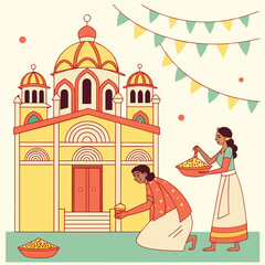 Durga Puja. Durga Puja is one of the most popular festivals in India. Durga Puja festival marks the victory of Goddess Durga over the demon Mahishasura. The ...