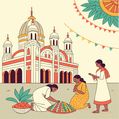 Durga Puja. Durga Puja is one of the most popular festivals in India. Durga Puja festival marks the victory of Goddess Durga over the demon Mahishasura. The ...