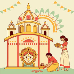 Durga Puja. Durga Puja is one of the most popular festivals in India. Durga Puja festival marks the victory of Goddess Durga over the demon Mahishasura. The ...