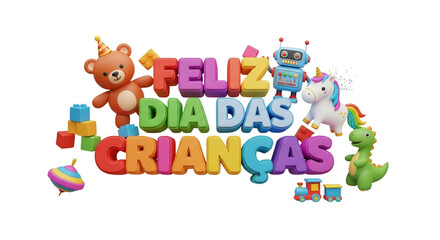 Celebrating Childrens Day with Joyful Toys and Festive Decorations a Day for Fun and Play