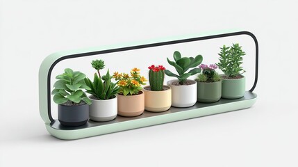 Indoor Plants Modern Minimalist Potted Display