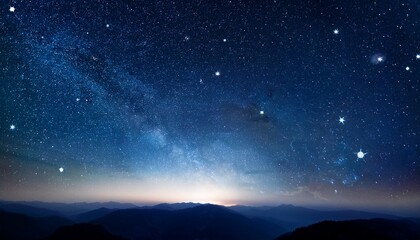 Fototapeta premium Starry Sky Background For Your Design