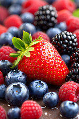 Fototapeta premium all sort of berries