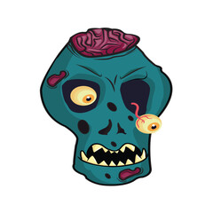 funny cartoon zombie