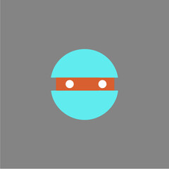 Abstract shape icon logo flat vector design