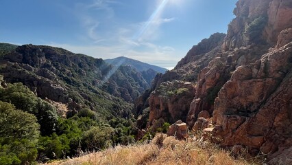 Fototapeta premium Corsica mountain