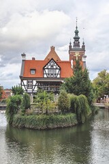 castle in the park,Gdansk,poland